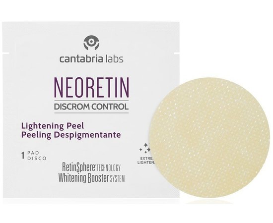 Cantabria Neoretin Discrom Control Pigment Peel Pads Освітлюючий пілінг в дисках, 6 шт х 1 мл, фото _ab__is.image_number.default