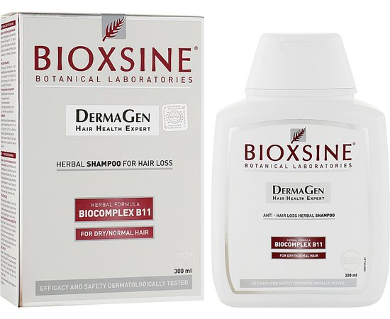 Bioxsine Рослинний шампунь від випадіння волосся для нормального/сухого волосся, 300 мл, фото _ab__is.image_number.default