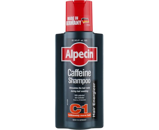Шампунь с кофеином от выпадения волос Alpecin C1 Coffein Shampoo, изображение 2
