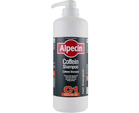 Шампунь с кофеином от выпадения волос Alpecin C1 Coffein Shampoo, изображение 3
