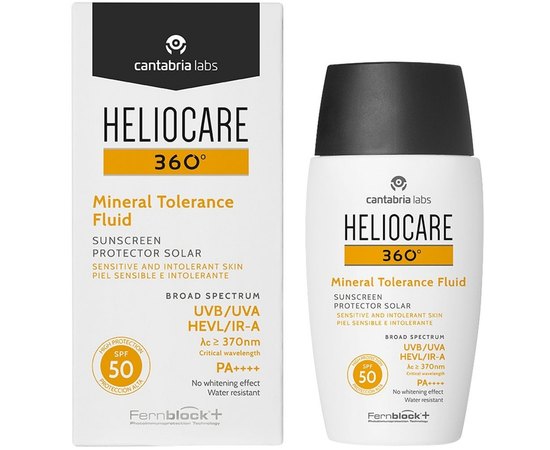 Cantabria Heliocare 360 Mineral Tolerance Fluid SPF 50 Сонцезахисний мінеральний крем-флюїд, 50 мл, фото _ab__is.image_number.default