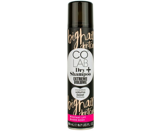 Colab Dry Shampoo Extreme Volume Сухий шампунь для волосся "Додатковий об'єм", 200 мл, фото 