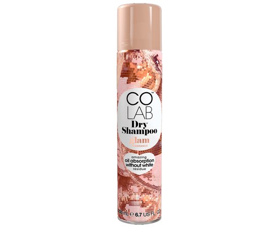 Colab Dry Shampoo Glam Сухий шампунь для волосся з ароматом сандалового дерева, 200 мл, фото 