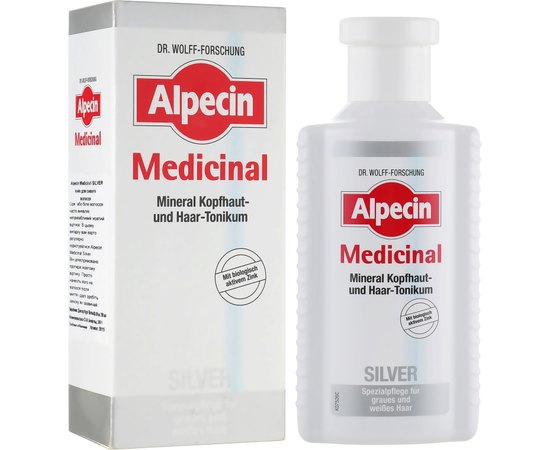Тонік для чутливої шкіри голови Alpecin Medicinal Silver Tonic, 200 ml, фото _ab__is.image_number.default