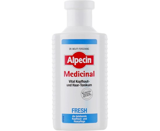 Витализирующий тоник для кожи головы и волос Alpecin Medicinal Fresh Tonic, 200 ml