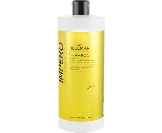 Восстанавливающий шампунь с экстрактом овса Bellmar Professional Impero Shampoo, 1000 ml