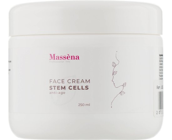 Крем для лица на основе стволовых клеток зеленого яблока Massena Face Cream Stem Cells, изображение 3