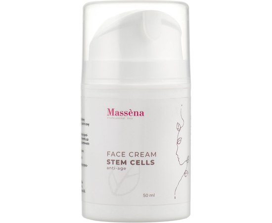 Massena Face Cream Stem Cells Крем для оличчя на основі стовбурових клітин зеленого яблука, фото 