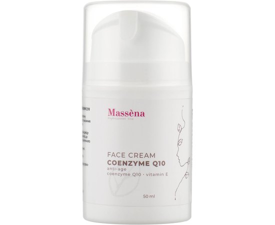 Massena Face Cream Coenzyme Q10 Крем для обличчя з коензимом Q10, фото 