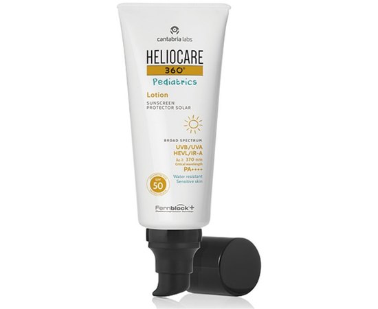 Лосьон детский солнцезащитный SPF50+ Cantabria Heliocare 360 Pediatrics Lotion, 200 ml, изображение 2