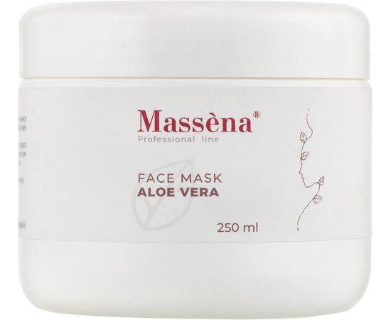 Маска для лица с алоэ вера Massena Face Mask Aloe Vera, 250 ml