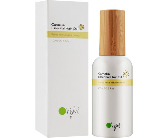 Органічна олія для волосся із квітів камелії O'right Camellia Essential Hair Oil, 100 ml, фото _ab__is.image_number.default
