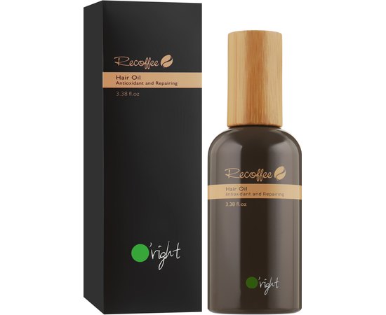 Органическое масло Кофеин O'right Recoffee Hair Oil, 100 ml, изображение 2