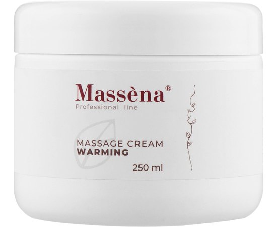 Массажный крем согревающий Massena Warming Massage Cream, 250 ml