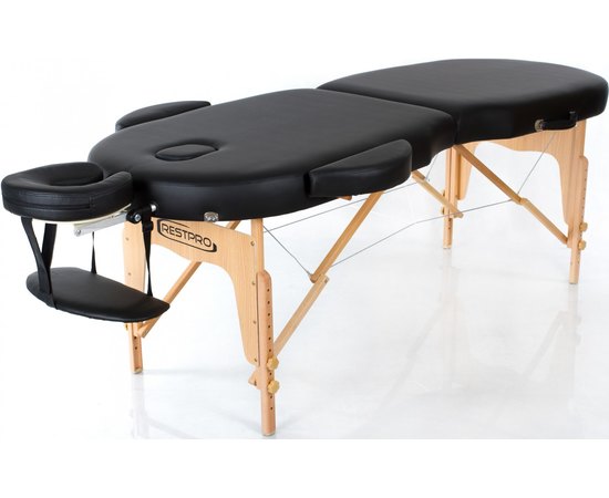 Массажный стол Restpro VIP Oval 2 Black, изображение 2 Массажный стол Restpro VIP Oval 2 Black, изображение 2