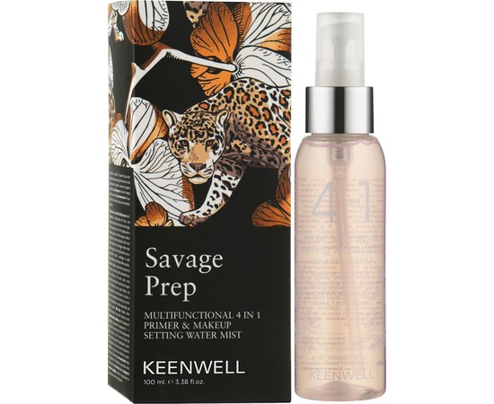Многофункциональный спрей 4в1 для лица Keenwell Savage Prep Muntifunctiondl 4in1, 100ml, изображение 2