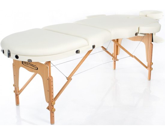 Переносний масажний стіл Restpro VIP Oval 3 Cream, фото 