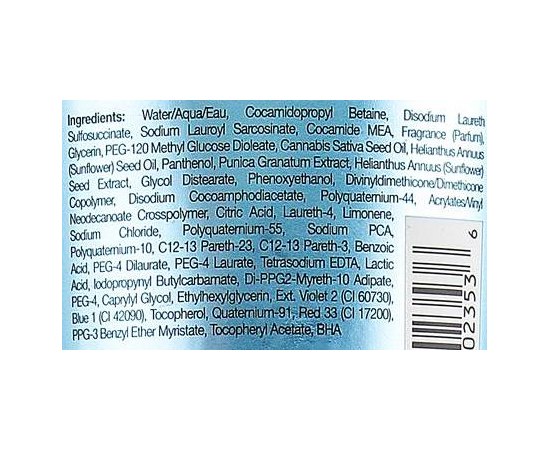 Шампунь интенсивно увлажняющий для сухих волос Hempz Triple Moisture Replenishing Shampoo, 265 ml, изображение 3