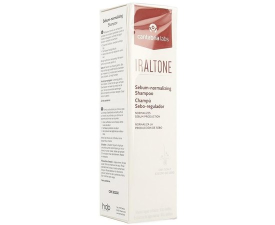Шампунь себорегулирующий Cantabria Iraltone Sebum-Normalizing Shampoo, 200 ml, изображение 2