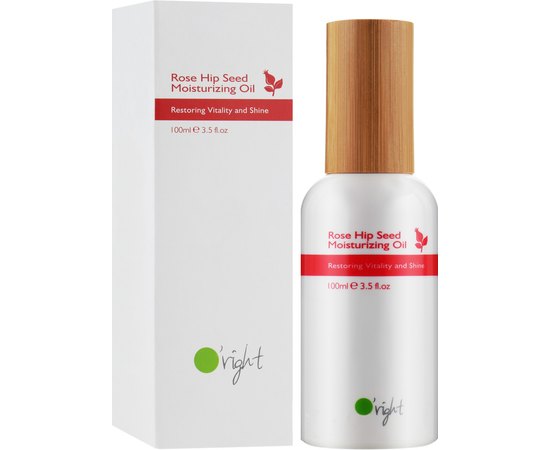 Увлажняющее масло для волос с семенами плодов шиповника O'right Rose Hip Seed Moisturizing Oil, 100 ml, изображение 2