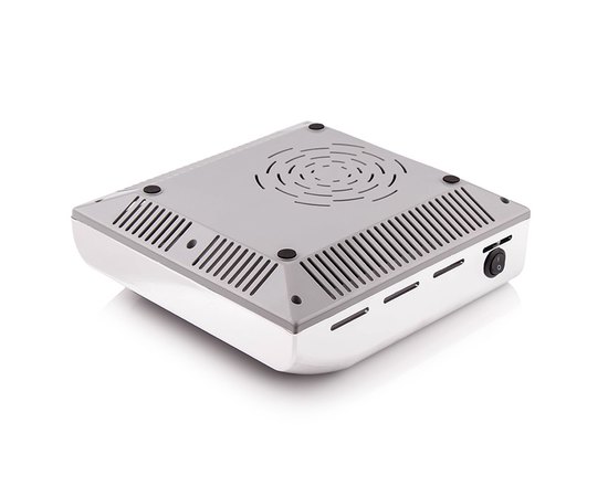 Вытяжка для маникюра с НЕРА-фильтром серебряная Simei 858-8, 80 W, изображение 3