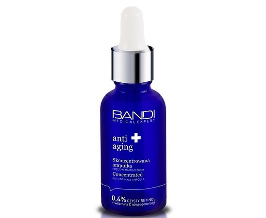 BANDI Concentrated anti-wrinkle Ampoule - Концентровані ампули від зморшок з ретинолом, 30мл, фото 