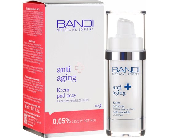 BANDI Anti-wrinkle eye cream - Крем для області навколо очей від зморшок з ретинолом, 30мл, фото _ab__is.image_number.default