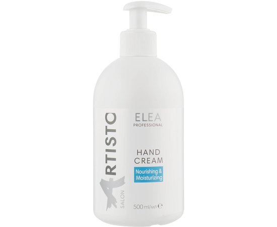 Крем для рук питательный и увлажняющий Elea Artisto Nourishing Moisturizing Hand Cream, 500 ml