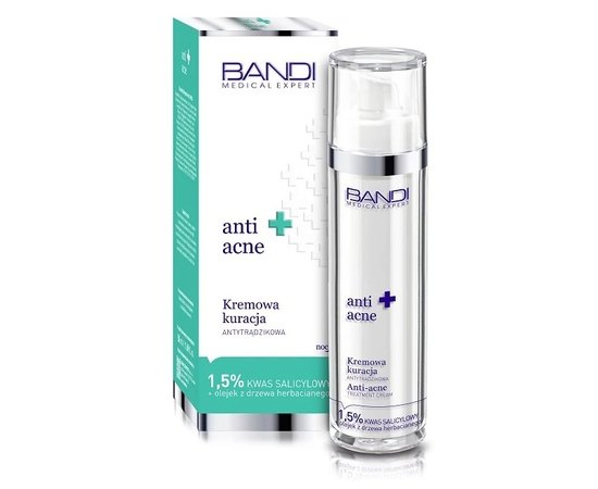 Матирующий крем анти-акне Bandi Anti-acne Treatment Cream, 50 ml, изображение 2