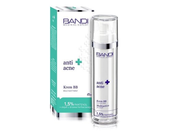 BANDI Multiactive BB Cream - Мультиактивний ВВ крем анти-акне, 50мл, фото 