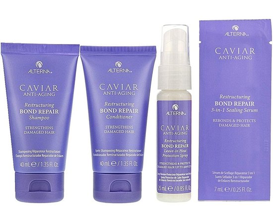 Набор восстанавливающих средств для волос Caviar Restructuring Bond Repair Consumer Trial Kit, изображение 2