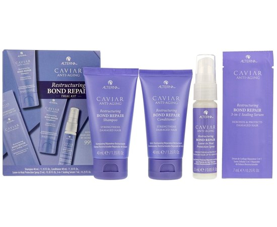 Набор восстанавливающих средств для волос Caviar Restructuring Bond Repair Consumer Trial Kit, изображение 3