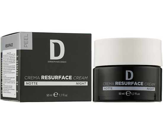 Ночной крем с кислотами для кожи лица, шеи и декольте Dermophisiologique Dermopeel Cream Notte Resurface, 50ml, изображение 2