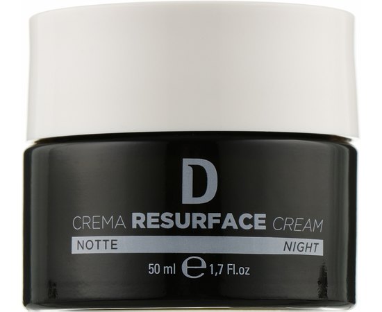 Нічний крем з кислотами для шкіри обличчя, шиї та декольте Dermophisiologique Dermopeel Cream Notte Resurface, 50ml, фото 