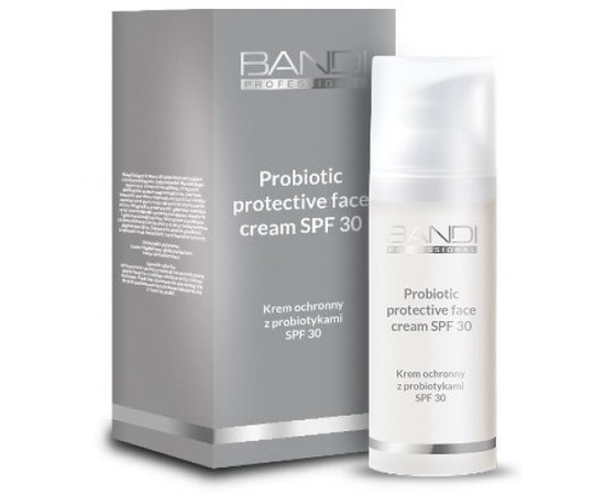 BANDI Protective Cream with Probiotics SPF 30 - Захисний постпілінговий крем з пробіотиками, 50мл, фото _ab__is.image_number.default