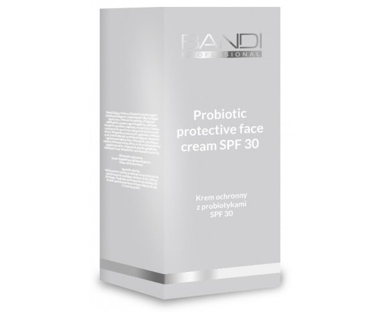 BANDI Protective Cream with Probiotics SPF 30 - Захисний постпілінговий крем з пробіотиками, 50мл, фото _ab__is.image_number.default
