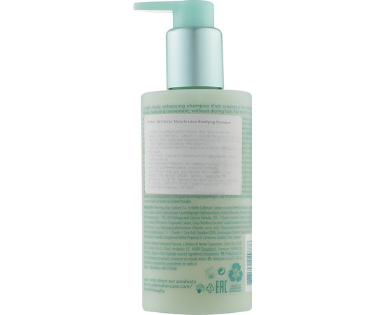 Шампунь для объема Alterna My Hair My Canvas More to Love Bodifying Shampoo, изображение 2
