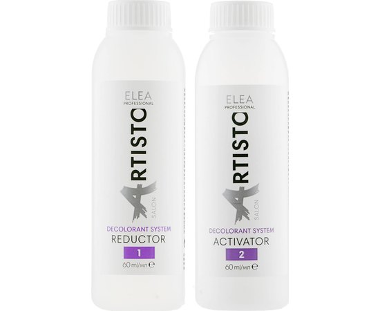 Система для устранения краски с волос Elea Professional Artisto Color Decolorant System, 120 ml, изображение 2