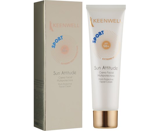 Сонцезахисний крем для обличчя Keenwell Sun Protection Sport Facial Cream SPF50+, 60ml, фото _ab__is.image_number.default
