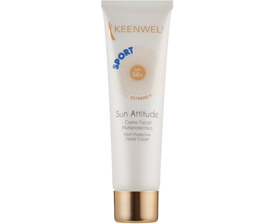 Сонцезахисний крем для обличчя Keenwell Sun Protection Sport Facial Cream SPF50+, 60ml, фото 