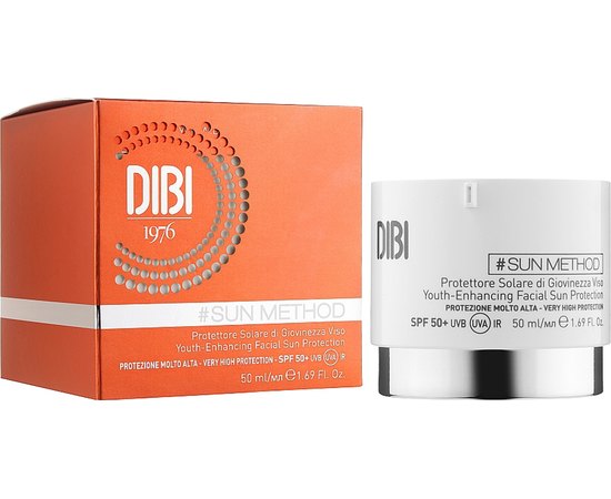 Dibi Sun Method Face Cream SPF50 + Сонцезахисний крем для молодості обличчя, 50 мл, фото _ab__is.image_number.default