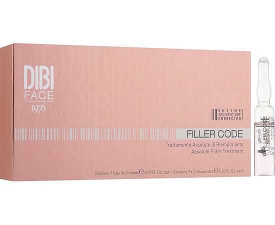 Dibi Filler Code Absolute Filler Treatment Сироватка-Концентрат для заповнення зморшок, 7х2 м, фото 