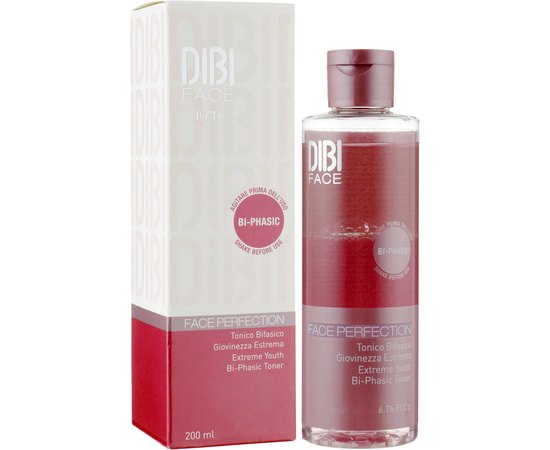 Тонизирующий лосьон Экстремальная молодость Dibi Face Perfection Extreme Youth Bi-Phasic Toner, 200 ml, изображение 3