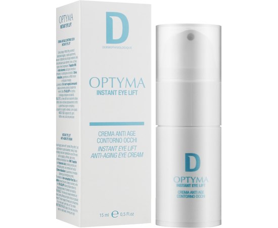 Универсальный крем для глаз 24 ч Dermophisiologique Optyma Instant Eye Lift Cream 24H, 15ml, изображение 2