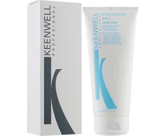 Увлажняющий крем для сухой и увядающей кожи лица Keenwell Premier Basic Nutri Star Facial Massage Cream For Dry Skin, 200ml, изображение 2