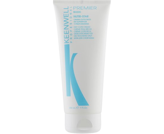 Увлажняющий крем для сухой и увядающей кожи лица Keenwell Premier Basic Nutri Star Facial Massage Cream For Dry Skin, 200ml