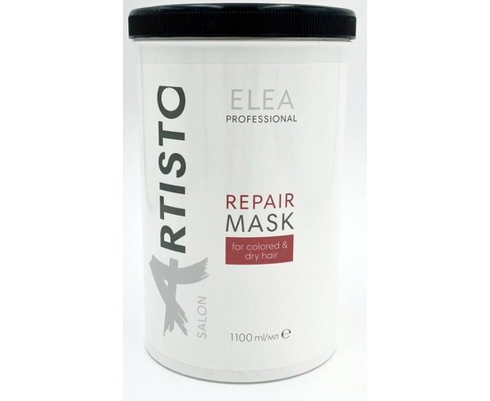 Восстанавливающая маска для окрашенных и сухих волос Elea Artisto Salon Repair Mask, изображение 2 Восстанавливающая маска для окрашенных и сухих волос Elea Artisto Salon Repair Mask, изображение 2