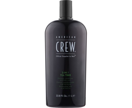 Чайное дерево 3 в 1 American Crew Tea Tree 3-in-1 Shampoo Conditioner and Body Wash, изображение 2