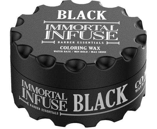 Черный цветной воск Immortal Black Coloring Wax, 100 ml
