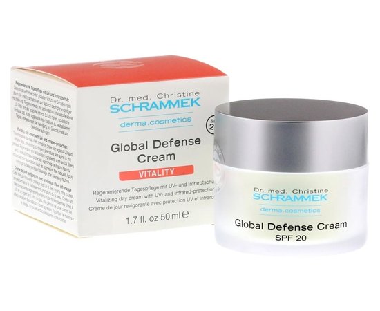 Дневной крем Клеточная защита SPF20 Dr.Schrammek Global Defense Cream, 50 ml